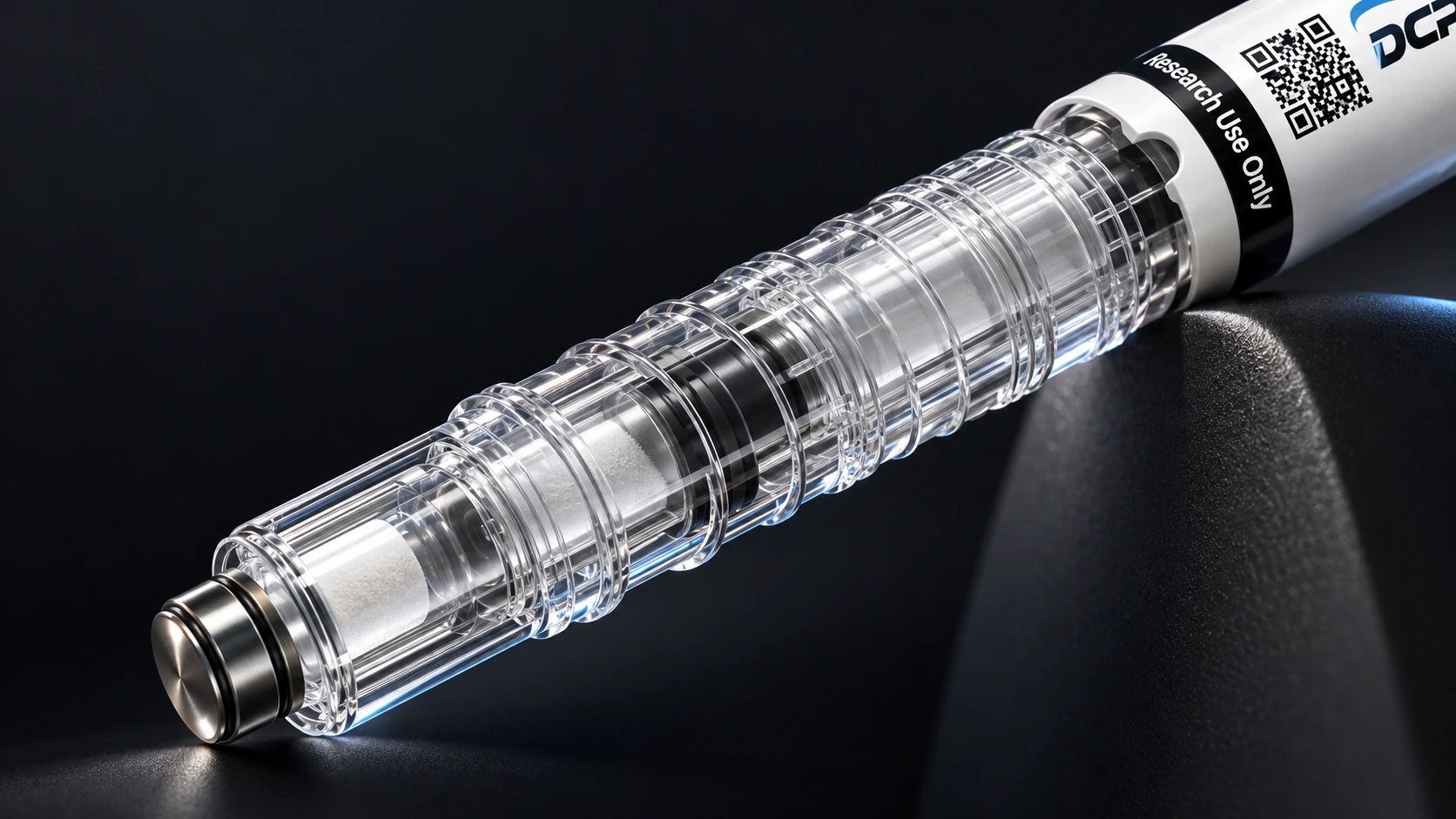 Dual Chamber Peptides — Redaktionel produktopstilling; ikke et foto af faktiske faciliteter, tilbehør eller testresultater.